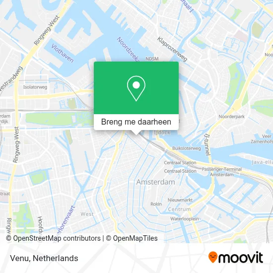 Venu kaart