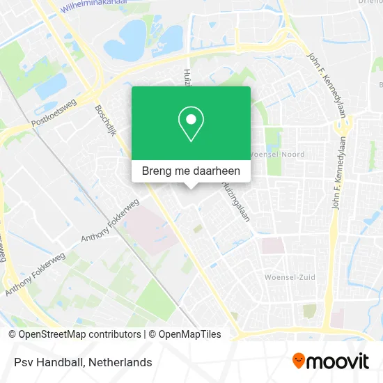 Psv Handball kaart