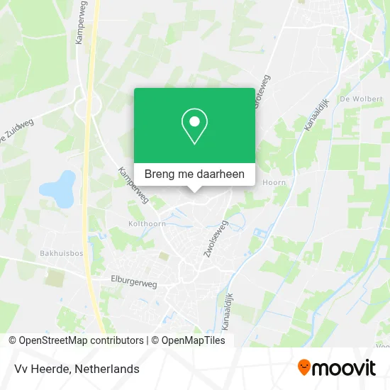 Vv Heerde kaart