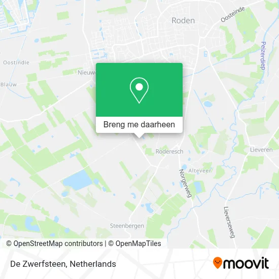 De Zwerfsteen kaart