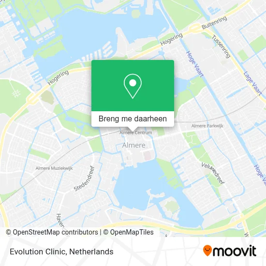 Evolution Clinic kaart