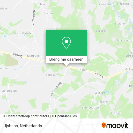 Ijsbaas kaart