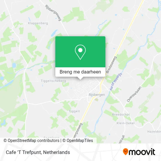 Cafe 'T Trefpunt kaart