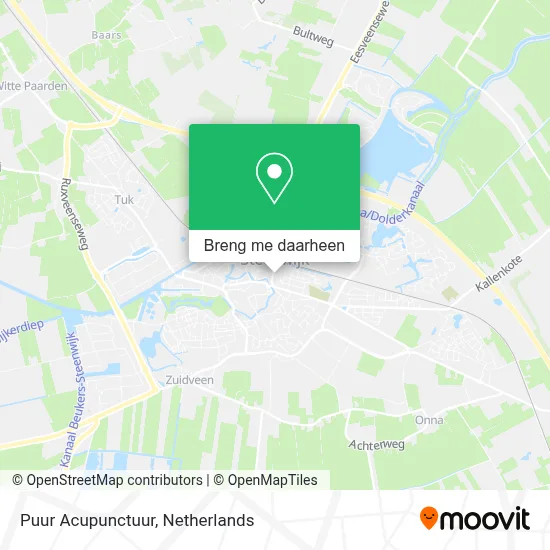 Puur Acupunctuur kaart