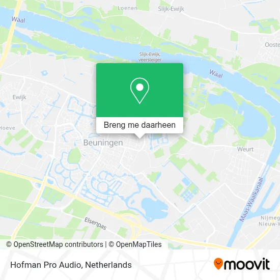 Hofman Pro Audio kaart