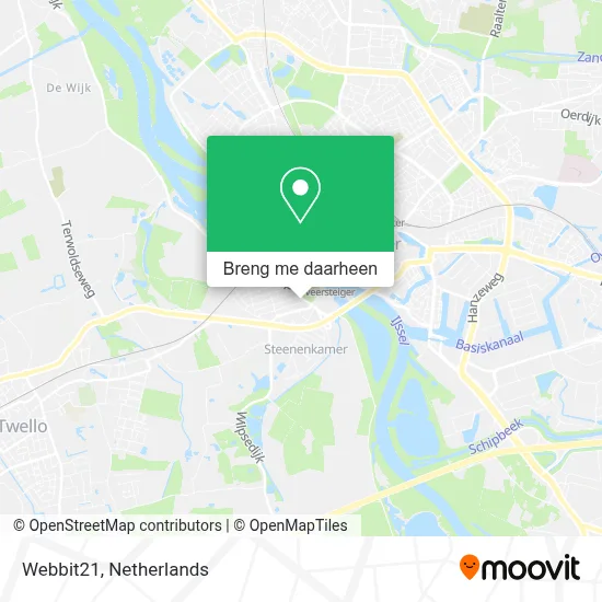 Webbit21 kaart