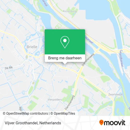 Vijver Groothandel kaart
