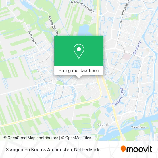 Slangen En Koenis Architecten kaart