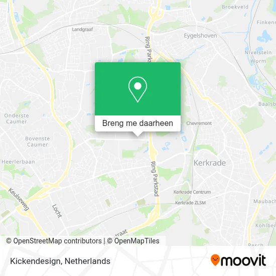 Kickendesign kaart