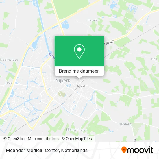 Meander Medical Center kaart