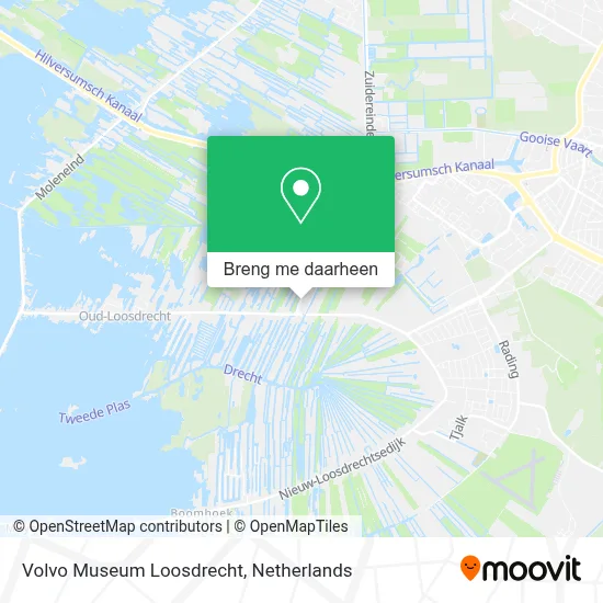 Volvo Museum Loosdrecht kaart