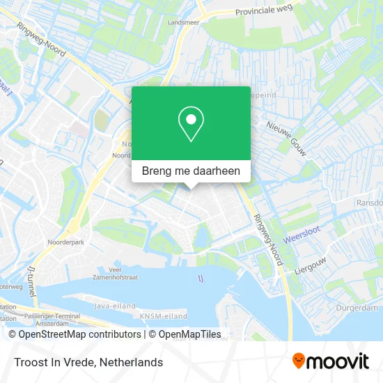 Troost In Vrede kaart