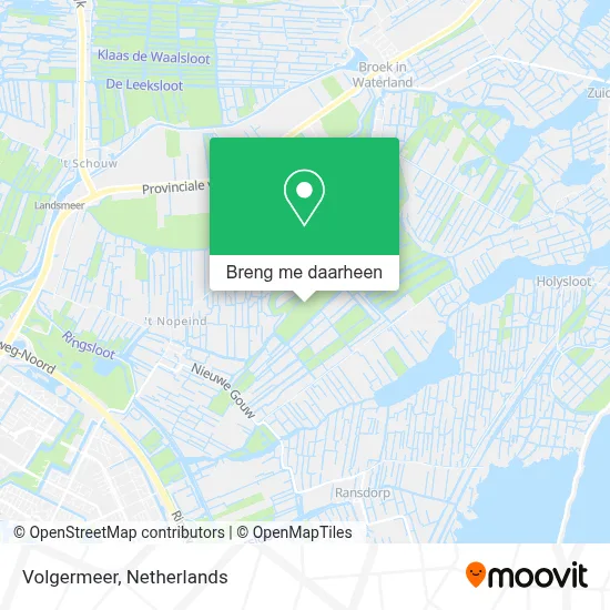 Volgermeer kaart