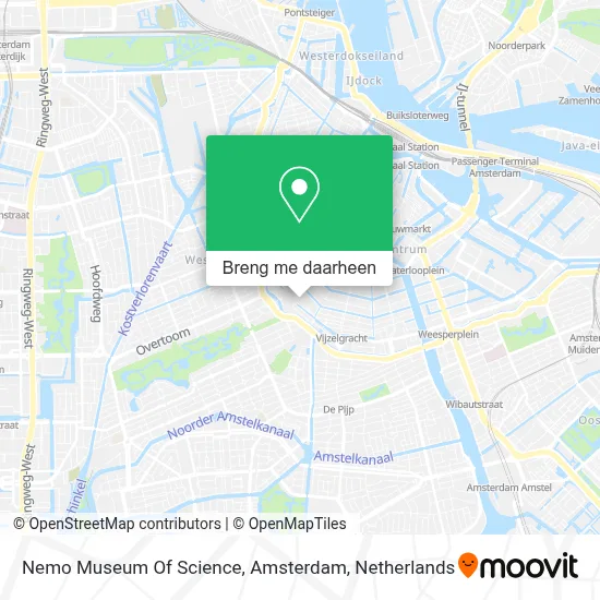 Nemo Museum Of Science, Amsterdam kaart