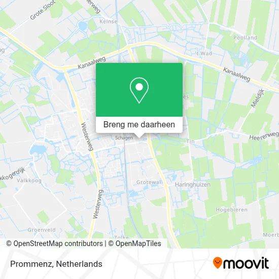 Prommenz kaart