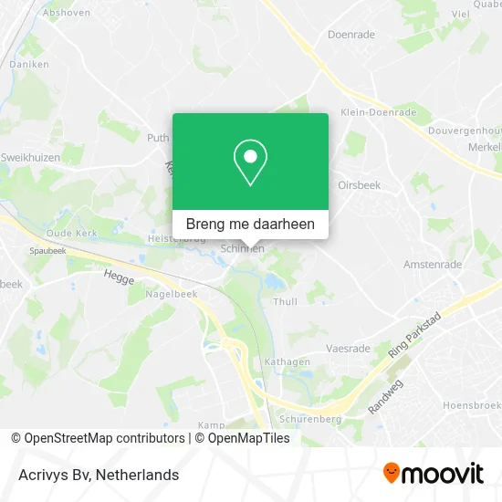 Acrivys Bv kaart