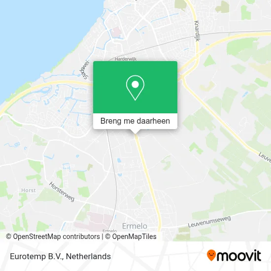 Eurotemp B.V. kaart