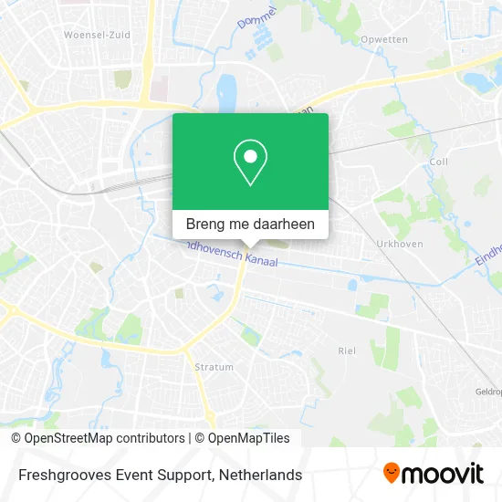Freshgrooves Event Support kaart