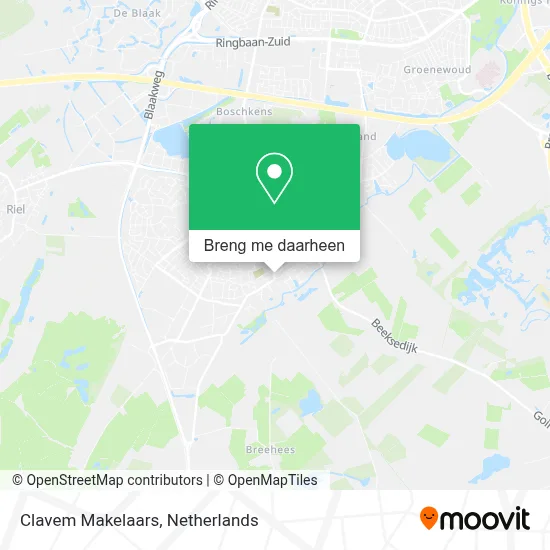 Clavem Makelaars kaart