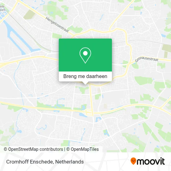 Cromhoff Enschede kaart