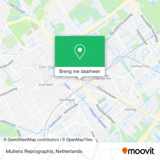 Mullens Reprographix kaart