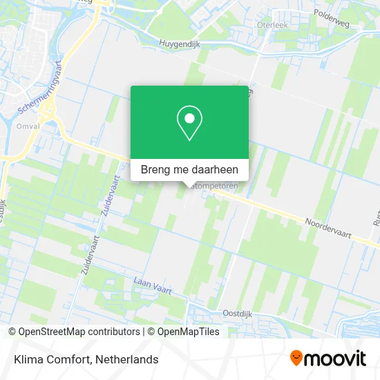 Klima Comfort kaart