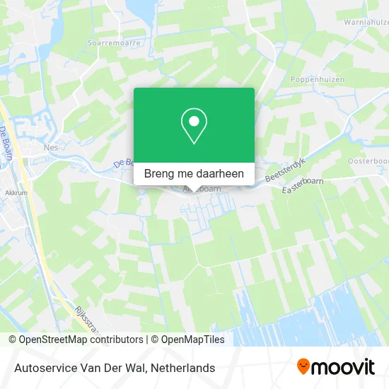 Autoservice Van Der Wal kaart