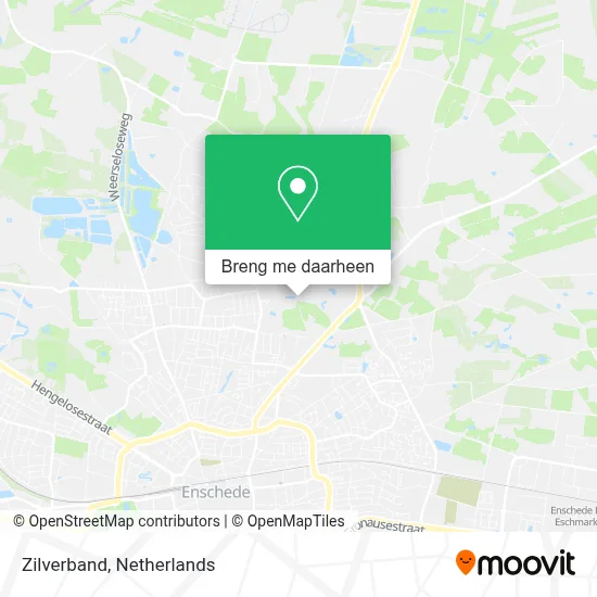 Zilverband kaart