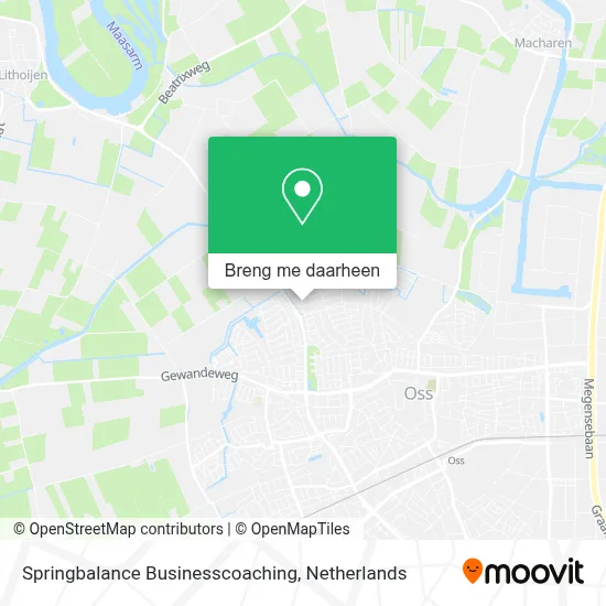 Springbalance Businesscoaching kaart