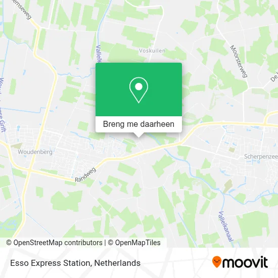 Esso Express Station kaart
