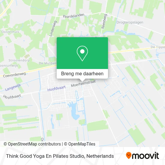 Think Good Yoga En Pilates Studio kaart