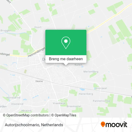 Autorijschoolmario kaart