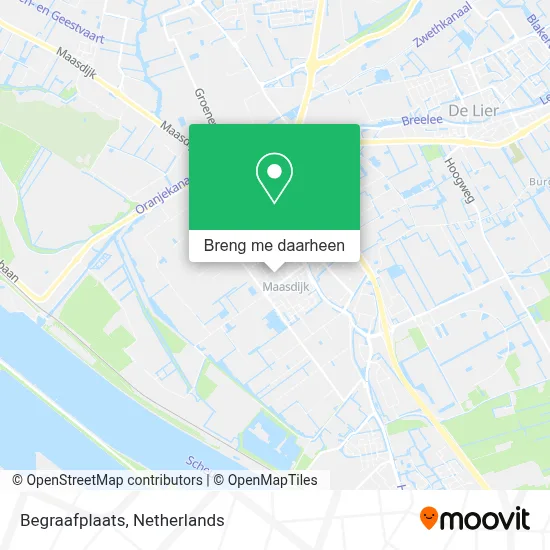 Begraafplaats kaart