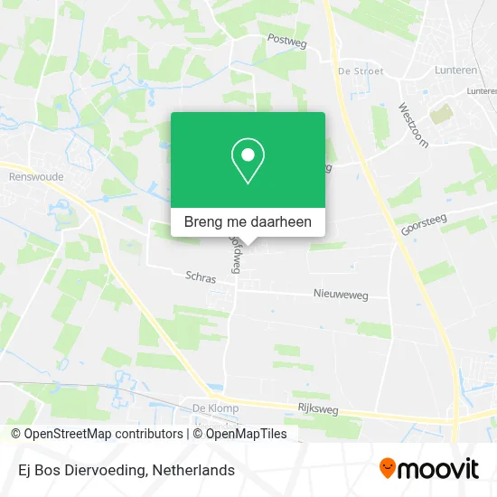 Ej Bos Diervoeding kaart