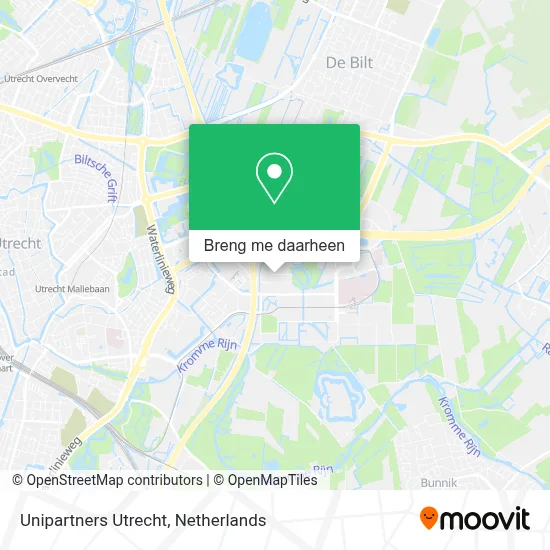 Unipartners Utrecht kaart