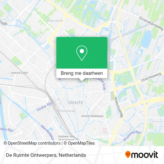 De Ruimte Ontwerpers kaart