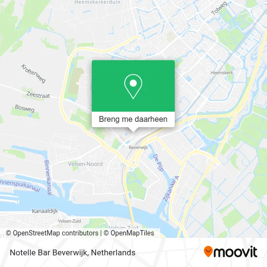 Notelle Bar Beverwijk kaart