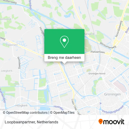 Loopbaanpartner kaart