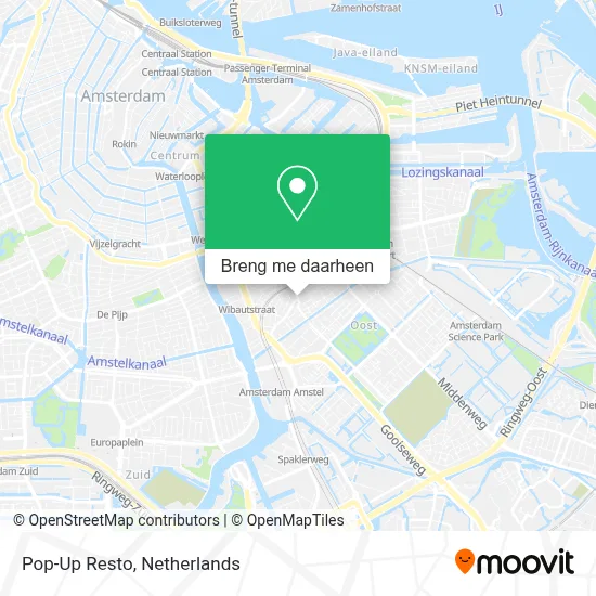 Pop-Up Resto kaart
