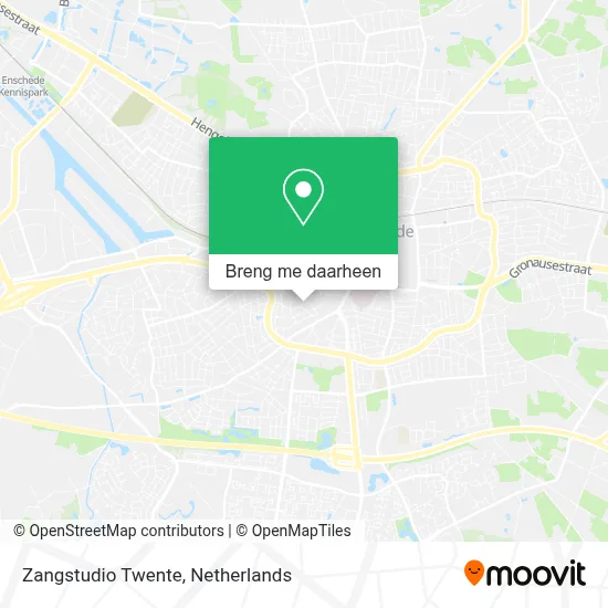 Zangstudio Twente kaart