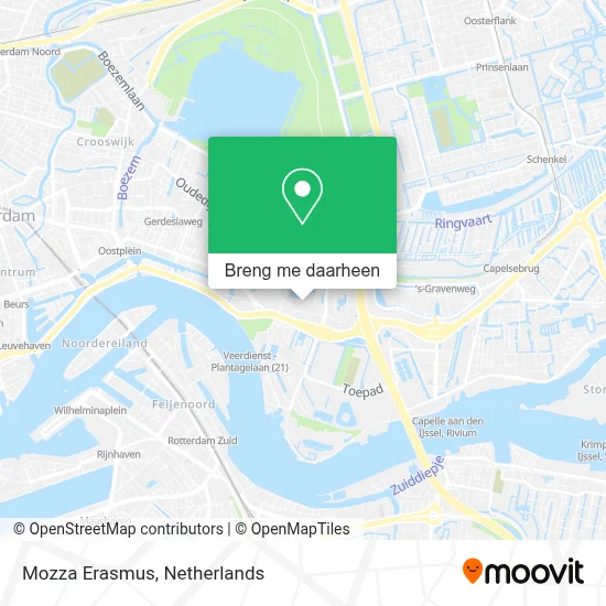 Mozza Erasmus kaart