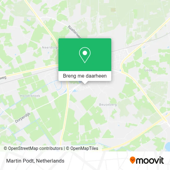 Martin Podt kaart