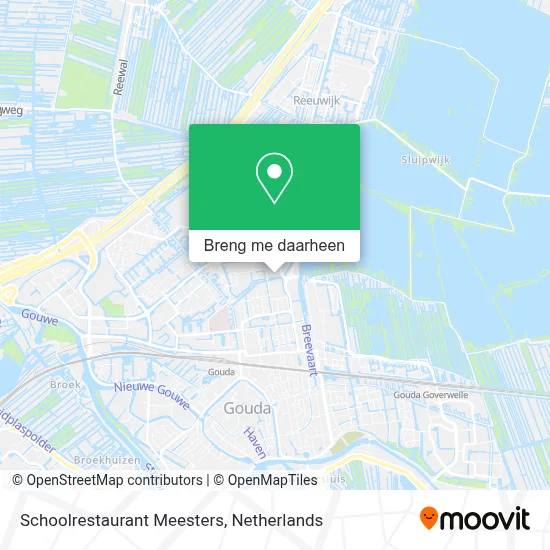 Schoolrestaurant Meesters kaart