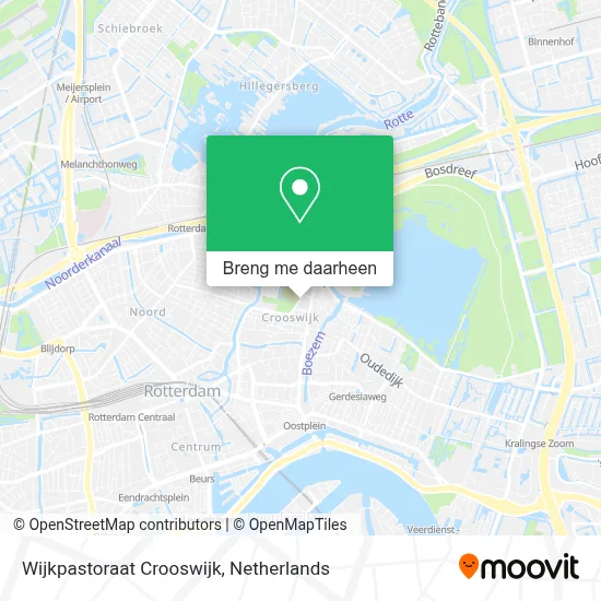 Wijkpastoraat Crooswijk kaart