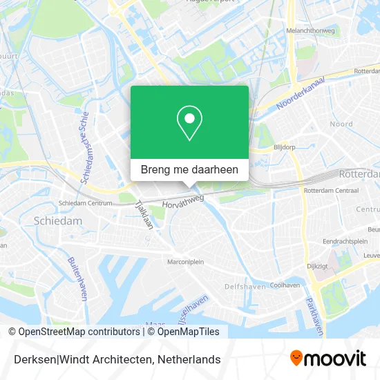 Derksen|Windt Architecten kaart
