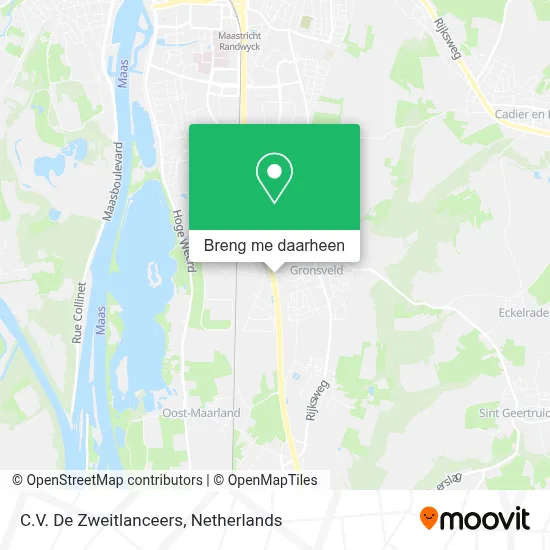 C.V. De Zweitlanceers kaart