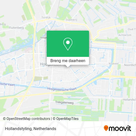 Hollandstyling kaart