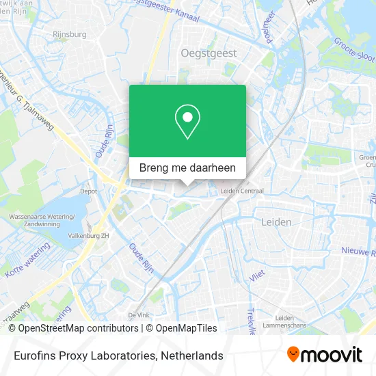 Eurofins Proxy Laboratories kaart