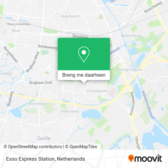 Esso Express Station kaart