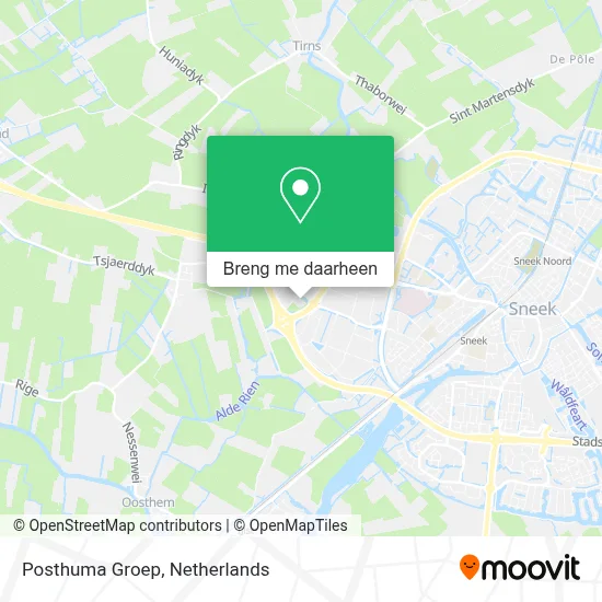 Posthuma Groep kaart